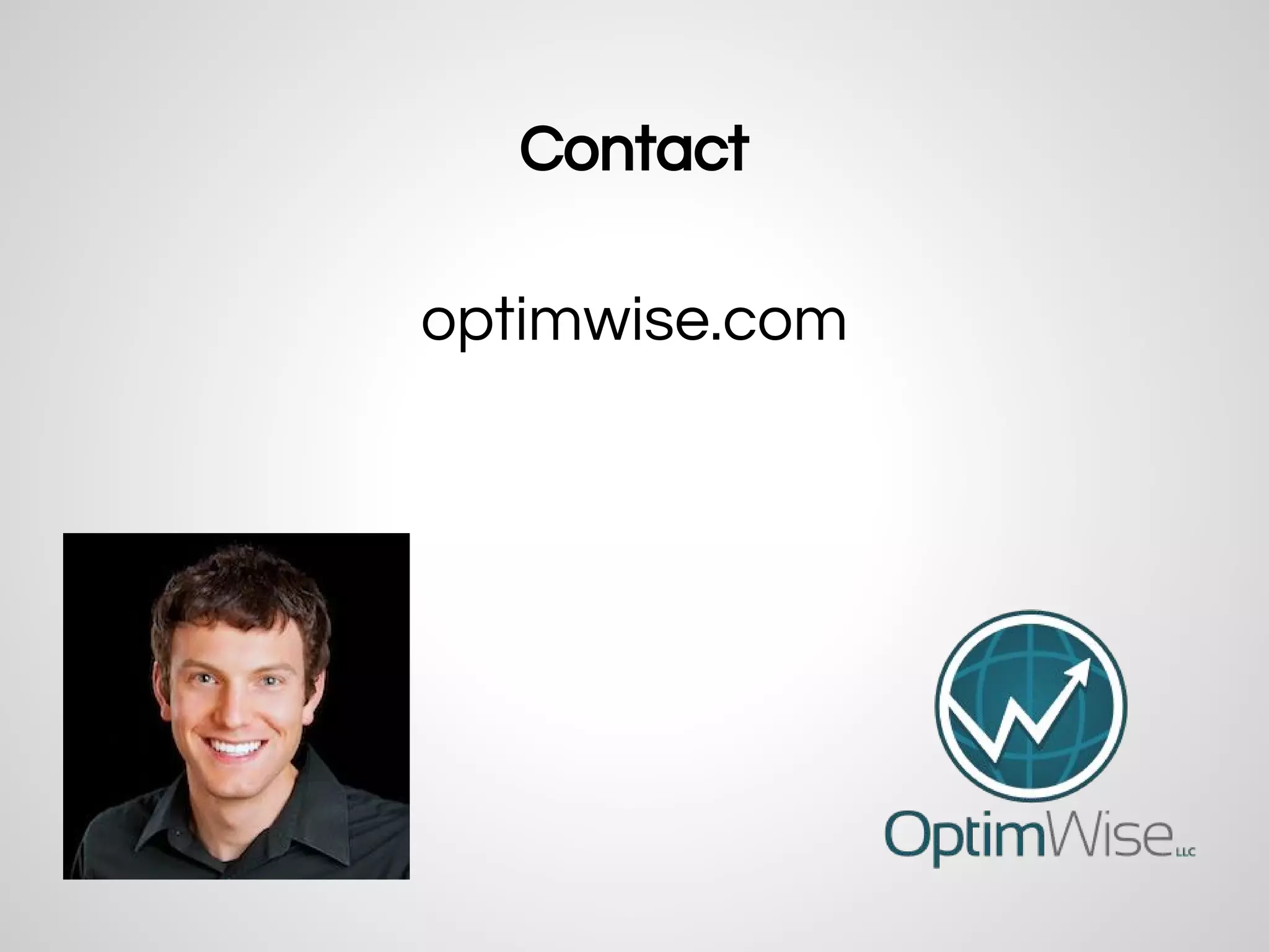 Contact
optimwise.com
 