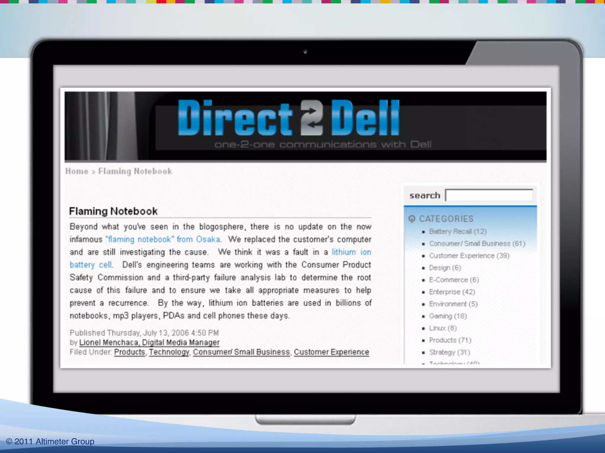 @yammer !#yamjam12!
© 2011 Altimeter Group!
 