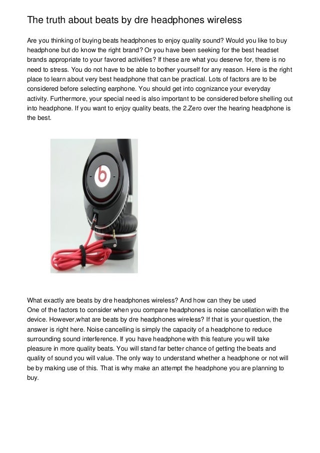 about beats by dre