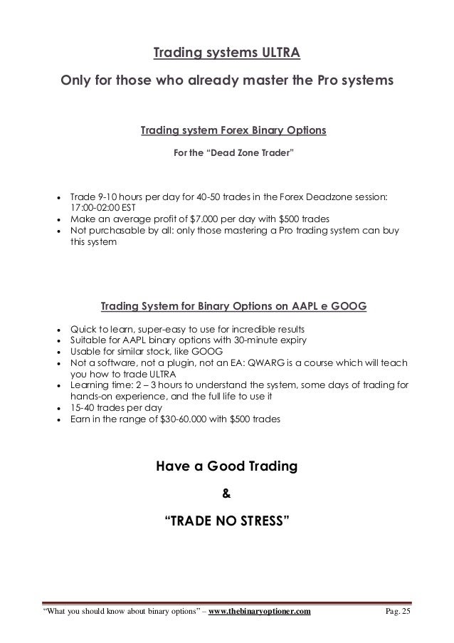 How to make $500 a day trading binary options