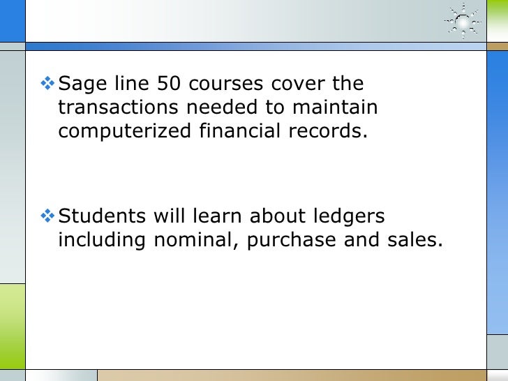 What you should know about sage accounts
