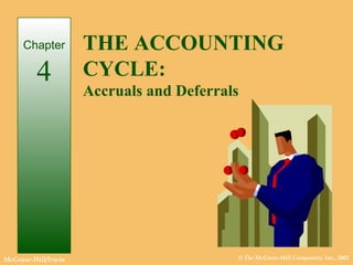 Chapter 4 THE ACCOUNTING CYCLE:  Accruals and Deferrals 