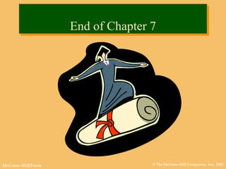 © The McGraw-Hill Companies, Inc., 2002McGraw-Hill/Irwin
End of Chapter 7End of Chapter 7
 