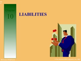 © The McGraw-Hill Companies, Inc., 2002McGraw-Hill/Irwin
Slide
0-1
LIABILITIES
Chapter
10
 