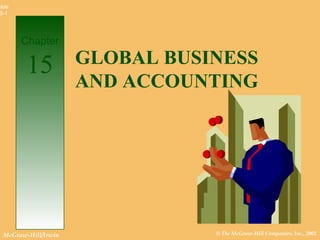 © The McGraw-Hill Companies, Inc., 2002McGraw-Hill/Irwin
Slide
5-1
GLOBAL BUSINESS
AND ACCOUNTING
Chapter
15
 
