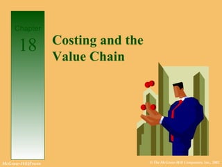 © The McGraw-Hill Companies, Inc., 2002McGraw-Hill/Irwin
Costing and the
Value Chain
Chapter
18
 