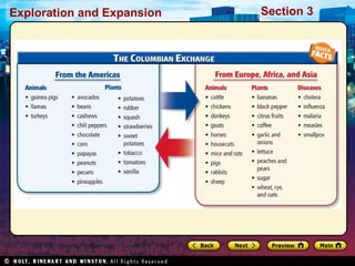 Exploration and Expansion Section 3
 