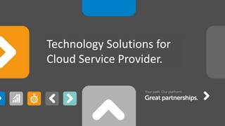 Dell - Internal Use - Confidential
Technology Solutions for
Cloud Service Provider.
 