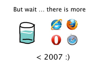 But wait … there is more




       < 2007 :)
 