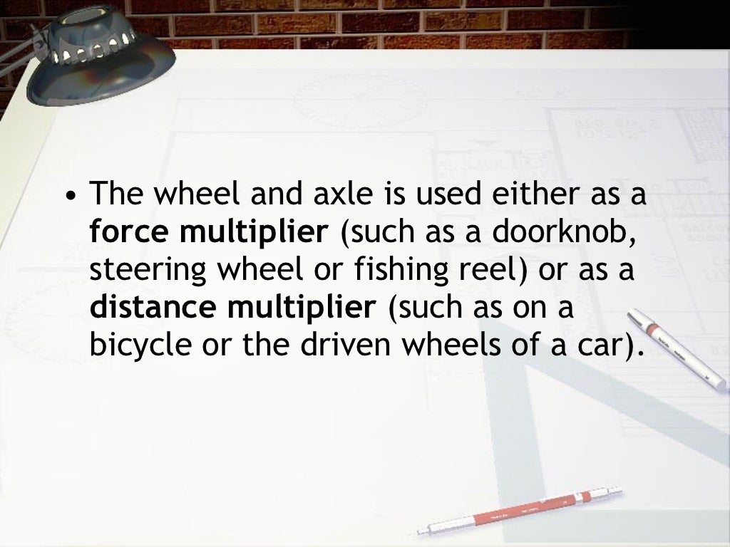 Wheel and axle