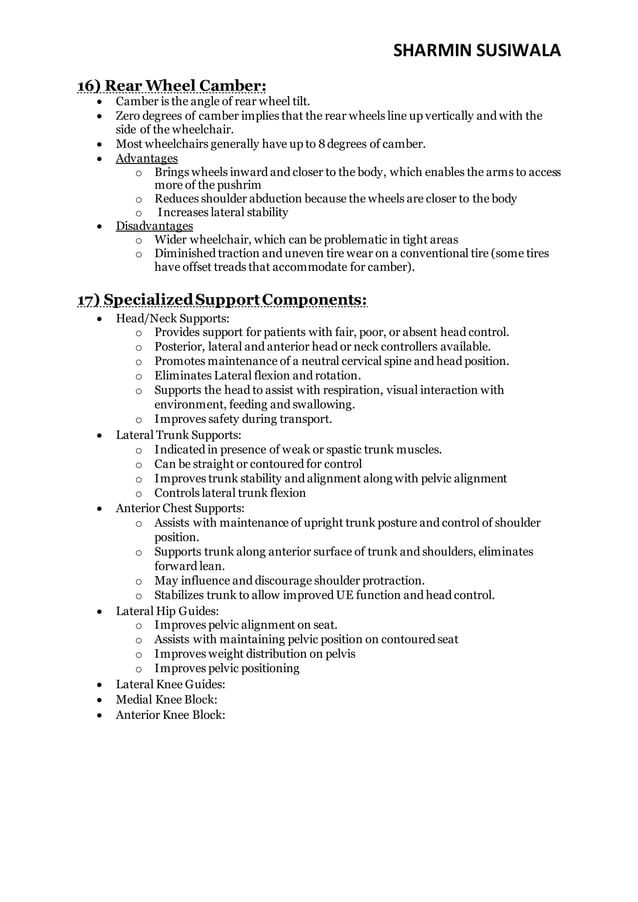Wheelchair Prescription