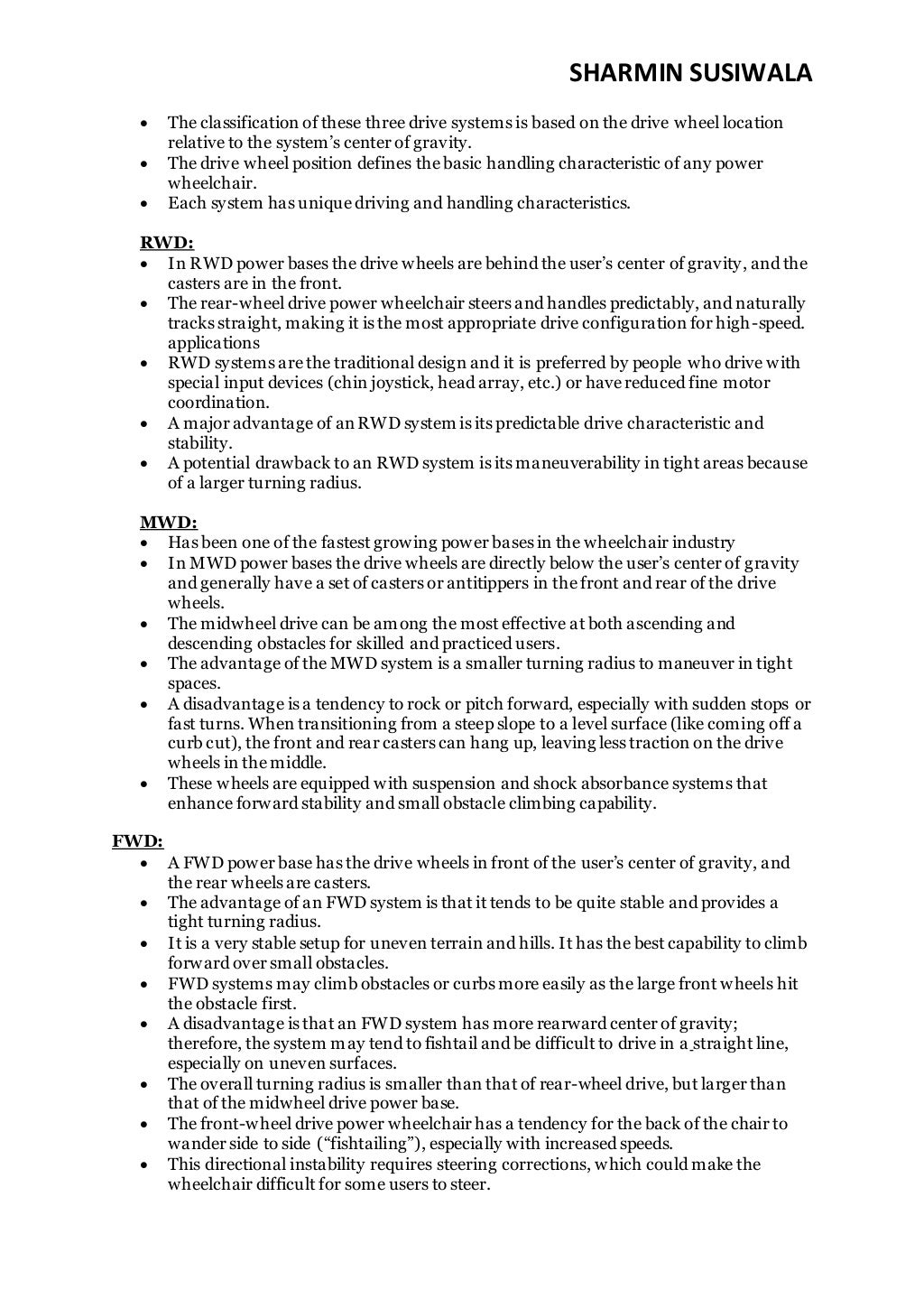 Wheelchair Prescription