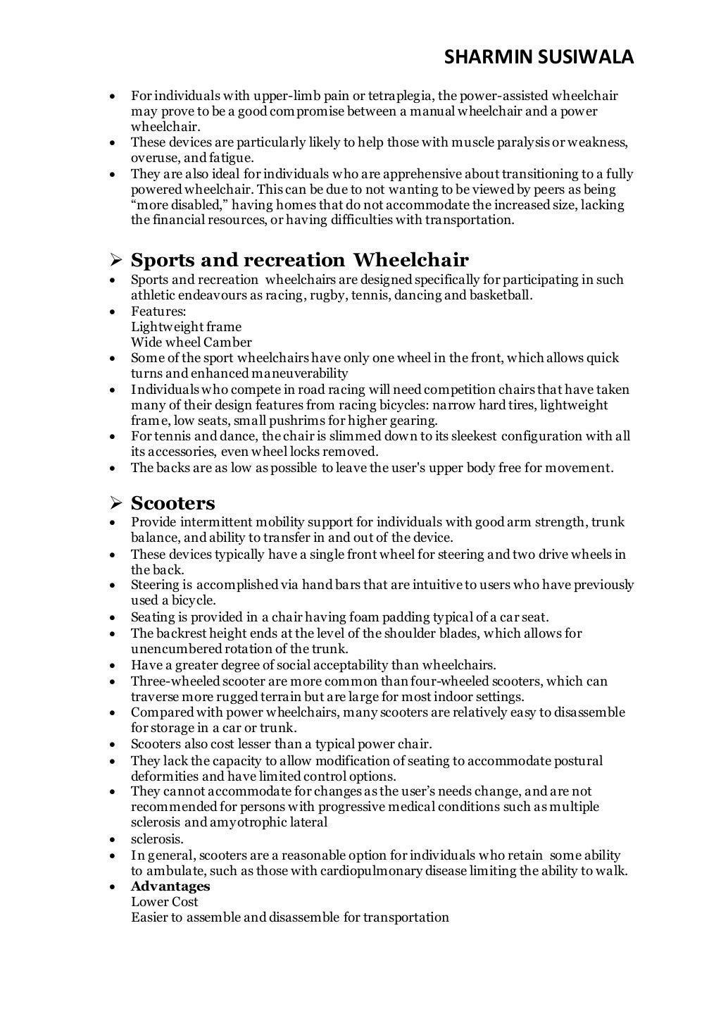 Wheelchair Prescription