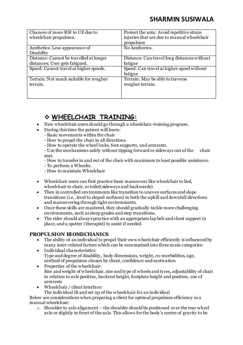 Wheelchair Prescription