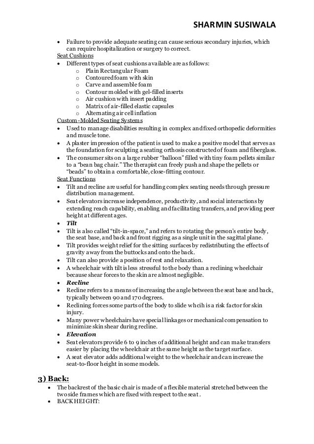 Wheelchair Prescription