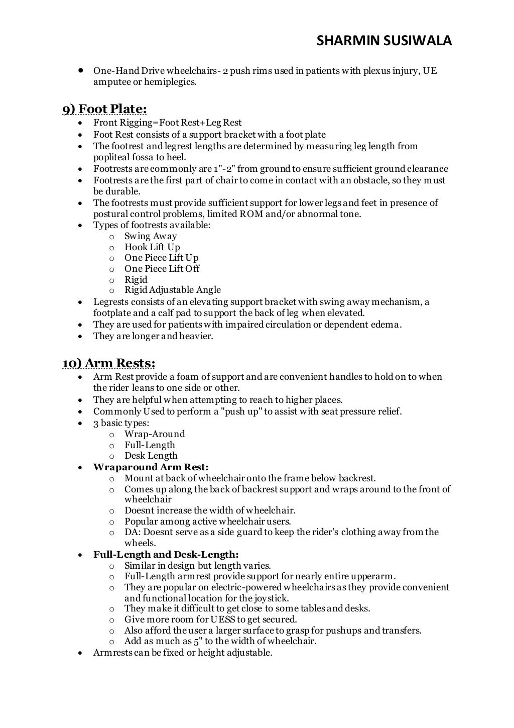 Wheelchair Prescription