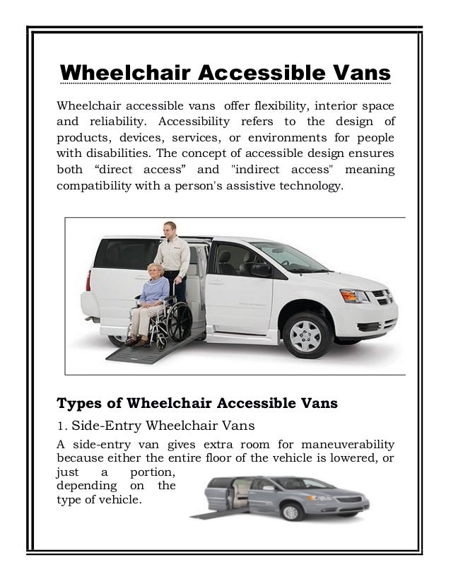 Wheelchair Accessible Vans