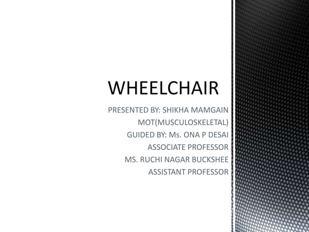 Wheelchair Ppt