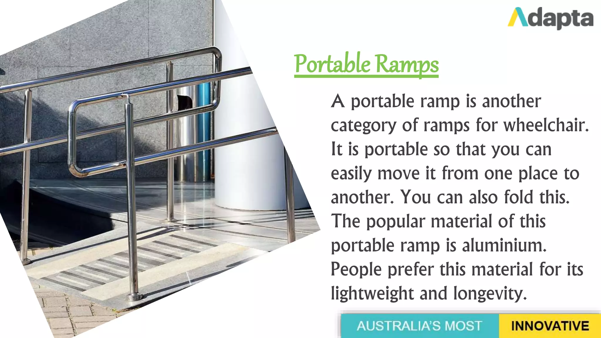 Wheelchair Ramps: 3 Types to Look Into | PPTX