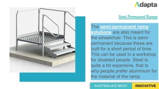 Prmanent Ramp Wheelchair Ramps: 3 Types to Look Into | PPTX