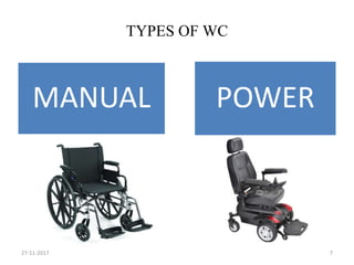 TYPES OF WC
MANUAL POWER
27-11-2017 7
 