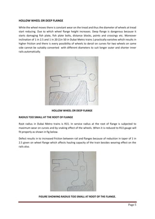 Wheel Tread Defects Wheel Defects | PDF