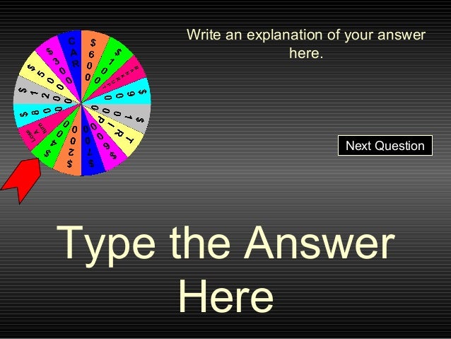 Wheel Of Fortune Game For Any Industry
