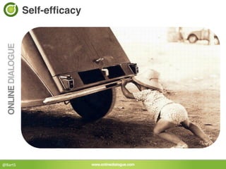 Self-efﬁcacy!




@BartS	
  
 