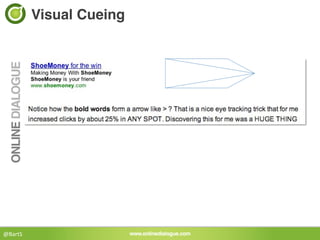 Visual Cueing!




@BartS	
  
 