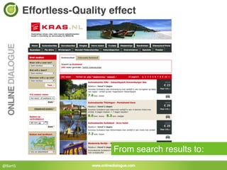 Effortless-Quality effect!




                                 From search results to:!
@BartS	
  
 