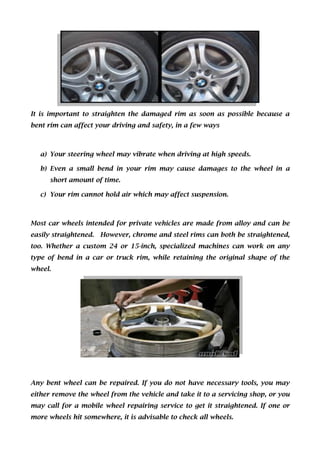 Wheel repair PDF