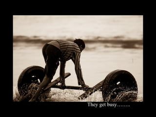 They get busy……..
 