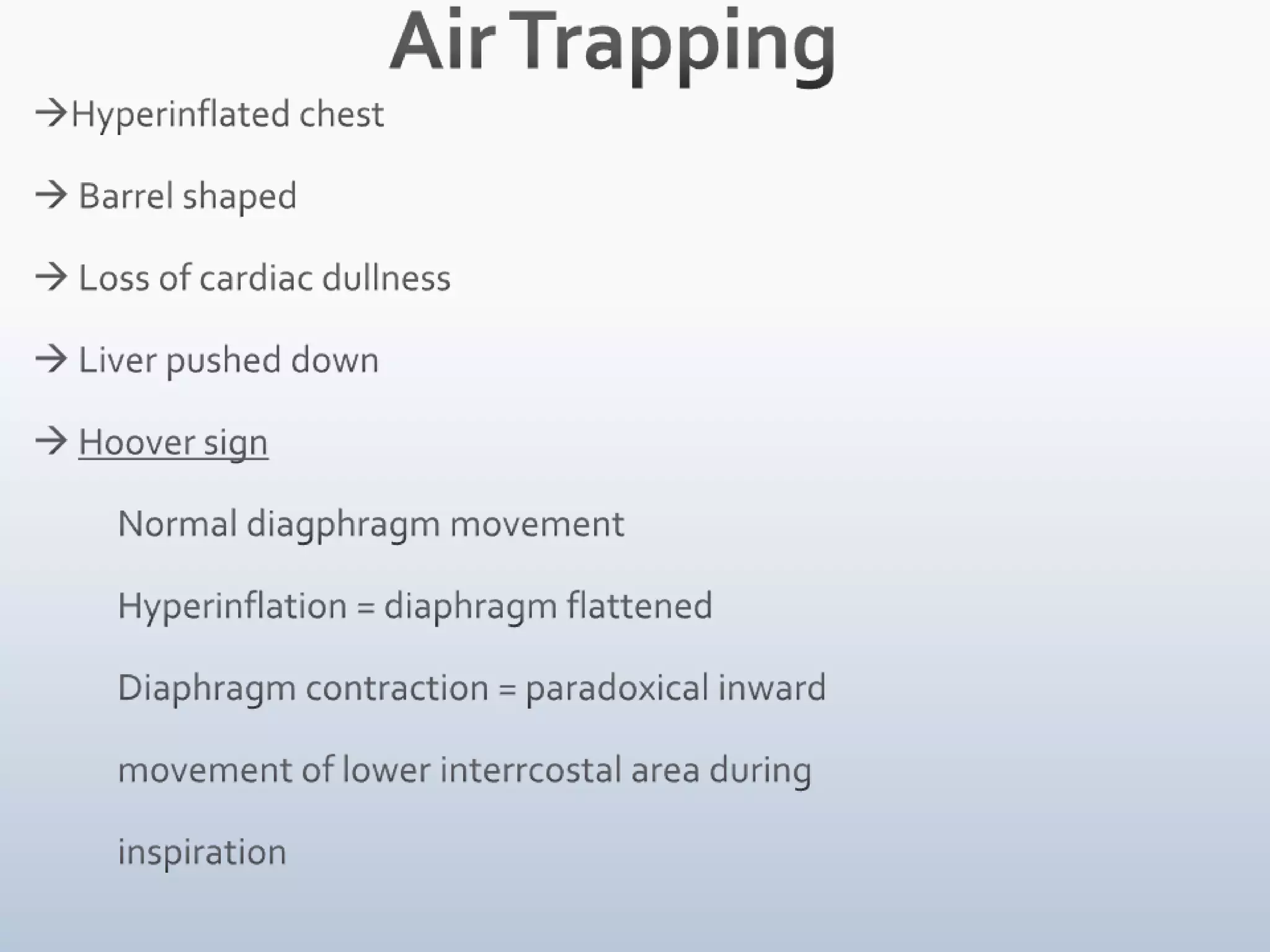 Physical examination:    - Vitals especially RR, SPO2    - Growth charts for s/o FTT   - Upper airway s/oatopy: boggy turbinates ,       posterior oropharynxcobblestoning   - Evaluate skin for eczema, hemangioma   - Midline lesions may be associated with intrathoracic lesions   - Clubbing