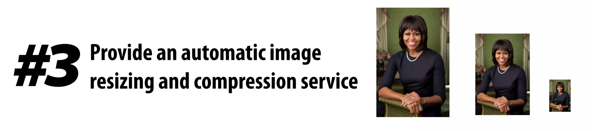 Provide an automatic image
resizing and compression service#3
 
