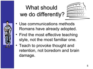 Roman Approach Communication When In Rome | PPS