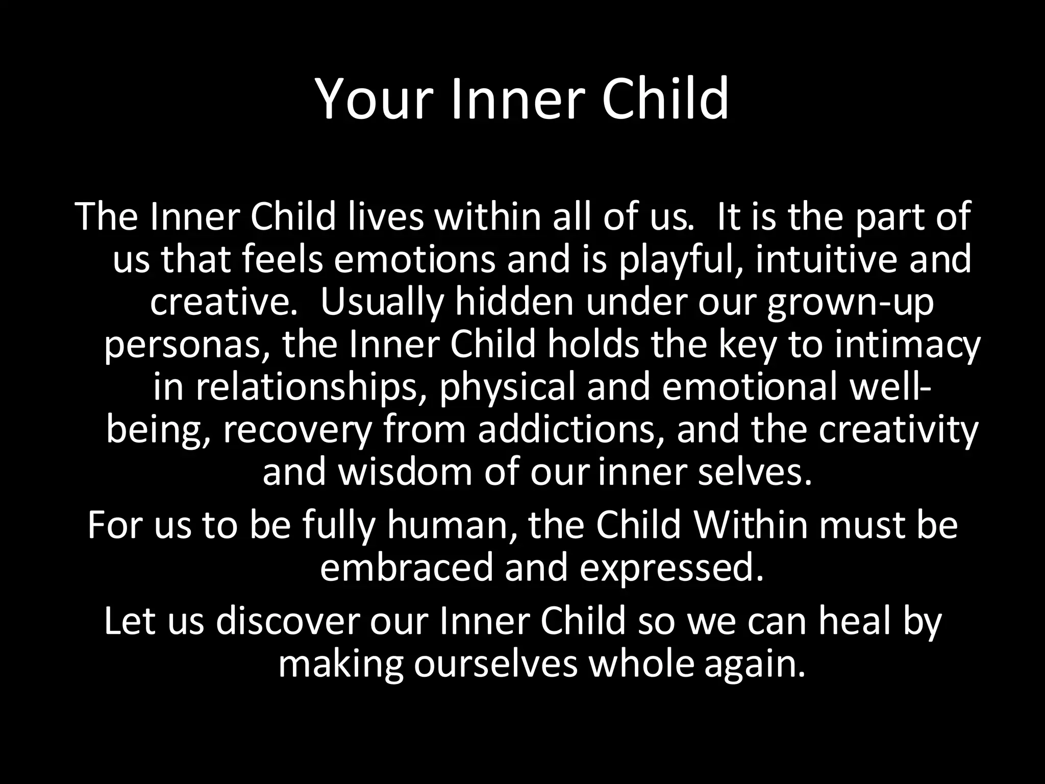 Inner Child | PPT