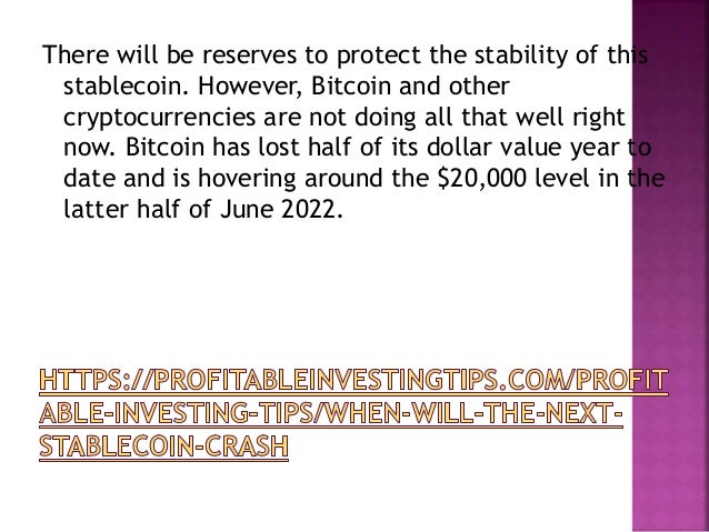 The Bitcoin bottom may be substantially lower than
its current price if our assumption that the market
will continue to go...