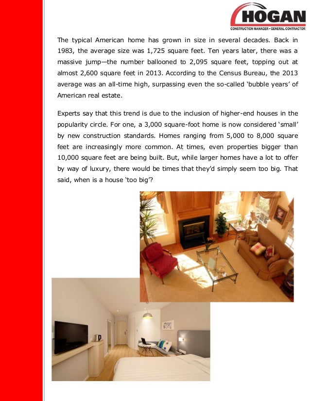 When a House is Too Big For One’s Own Good