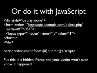 When Ajax Attacks! Web application security fundamentals