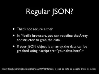 When Ajax Attacks! Web application security fundamentals