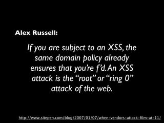 When Ajax Attacks! Web application security fundamentals