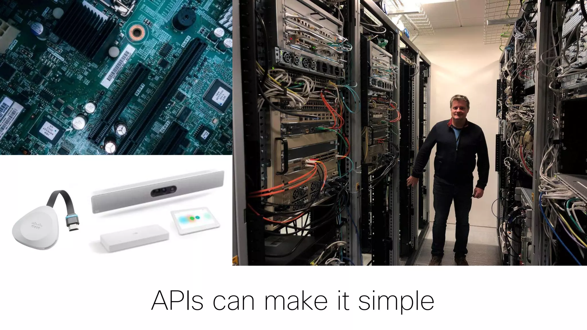 APIs can make it simple
 