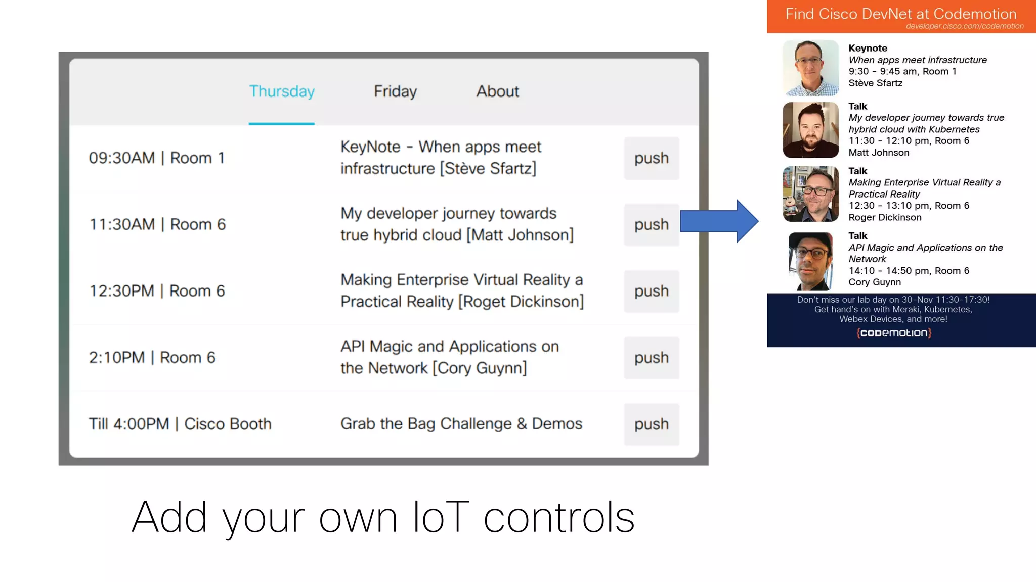 Add your own IoT controls
 