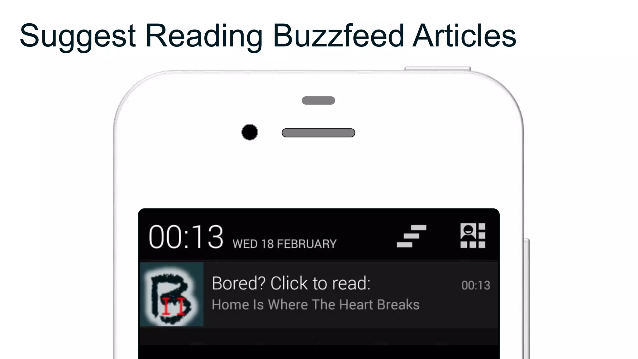 Suggest Reading Buzzfeed Articles
 