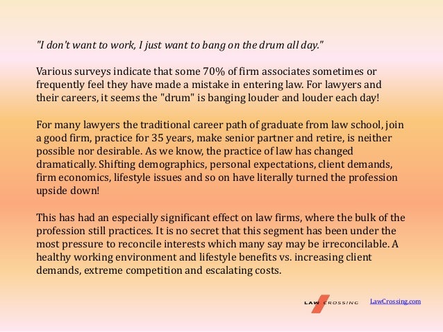 When Being a Lawyer is Not for You: How to Successfully ... When Being a Lawyer is Not for You: How to Successfully ...