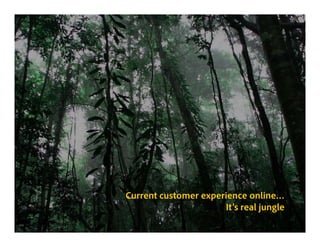 Current customer experience online…
                                                                                It’s real jungle
© 2010 Adobe Systems Incorporated. All Rights Reserved.           4
 