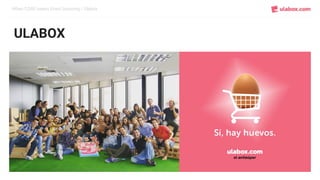 When CQRS meets Event Sourcing / Ulabox
ULABOX
 