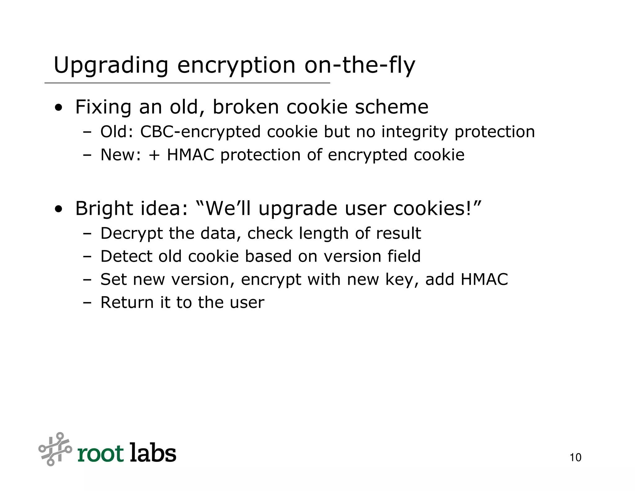When Crypto Attacks! (Yahoo 2009)