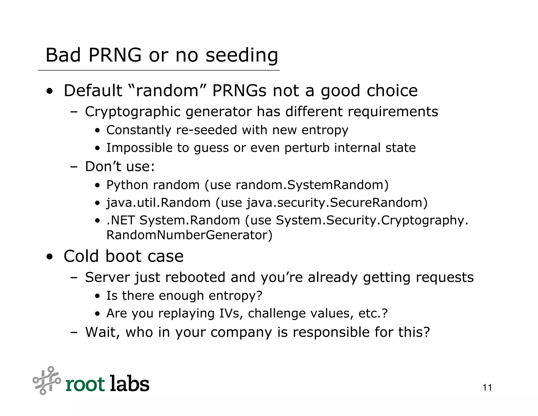 When Crypto Attacks! (Yahoo 2009)